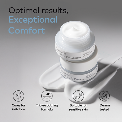 The Face Shop Alltimate Hyaluronic Squalane 1% Cream - Soothing and Moisturizing - Reduces redness and delivers a remarkable surge in moisture