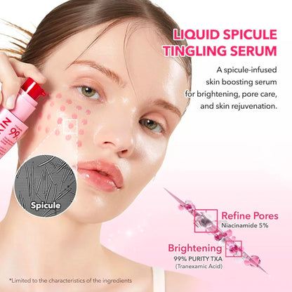 APRILSKIN TXA Niacinamide Toning Shot 99 Spicule Serum - Suero potenciador de la piel para iluminar y cuidar los poros, 99 % de ácido tranexámico de alta pureza 3 % + niacinamida 5 %