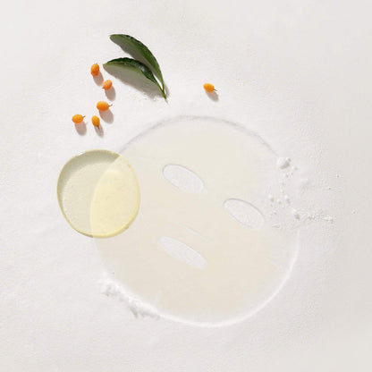 Mascarilla de suero para manchas oscuras Round Lab Vita Niacinamide - 1 mascarilla