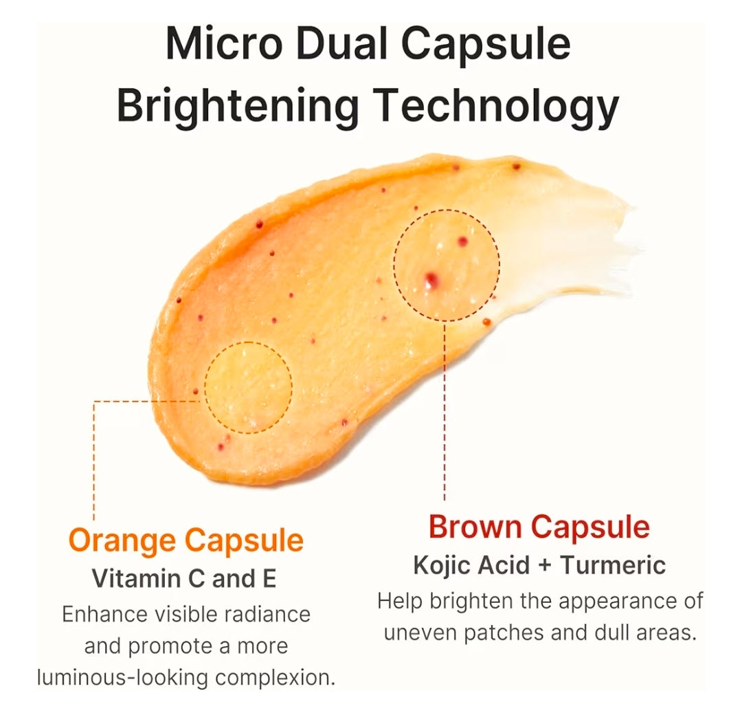 medicube Turmeric Vita Capsule Cleansing Foam - for Balancing Uneven Skin Tone & Texture Fade Appearance of Uneven Patches