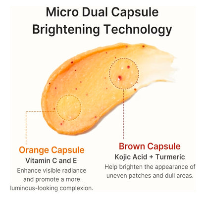 medicube Turmeric Vita Capsule Cleansing Foam - for Balancing Uneven Skin Tone & Texture Fade Appearance of Uneven Patches