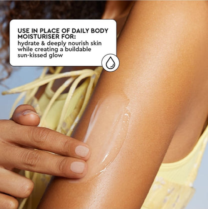 Loción corporal hidratante Tanologist Daily Glow - Tono medio/oscuro - Autobronceador gradual, sin olor, sin marcas y de aspecto natural, hidratante, vegano