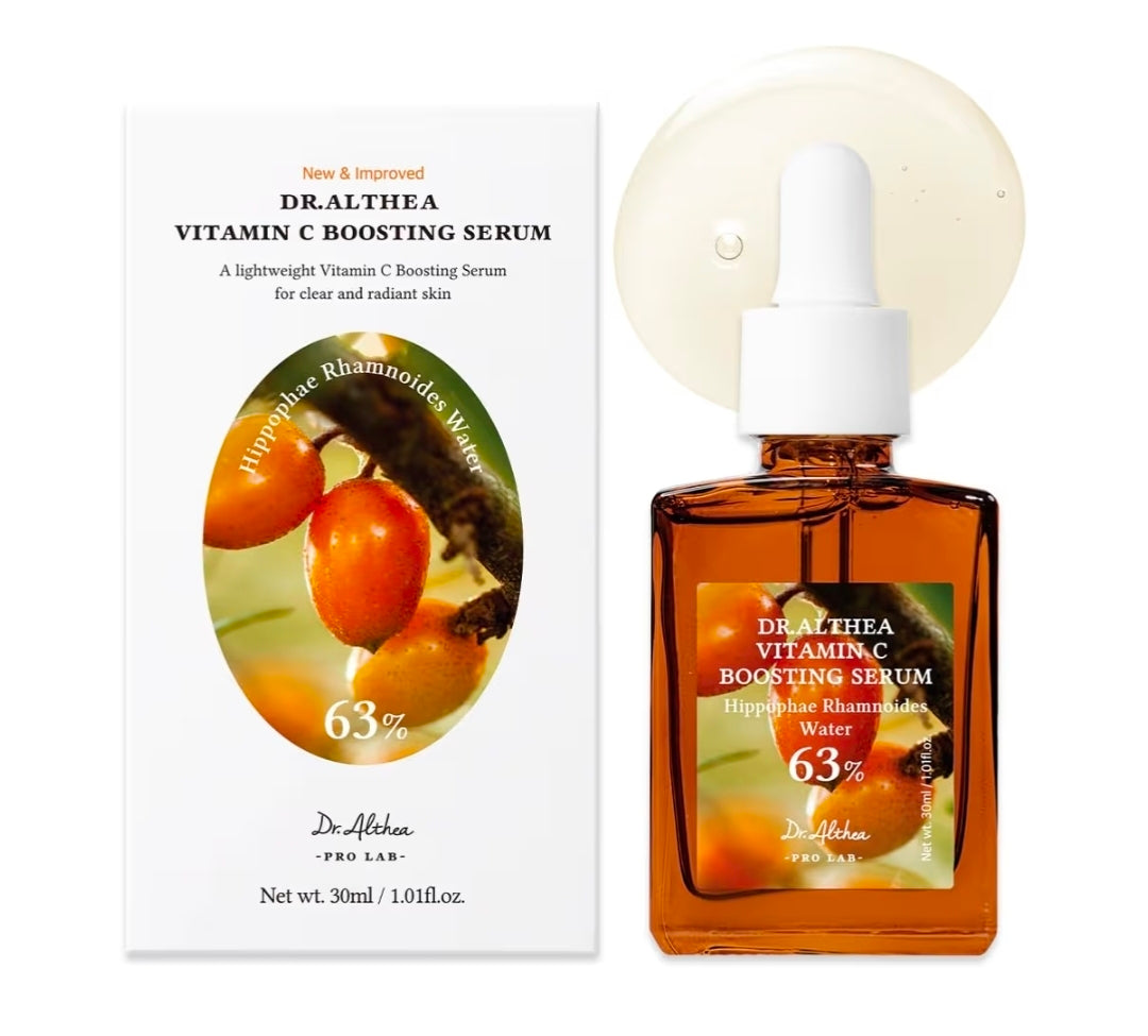 Suero potenciador de vitamina C Dr. Althea: suero facial diario con ácido tranexámico (TXA) para todo tipo de piel. Ayuda a eliminar manchas oscuras y un tono desigual.