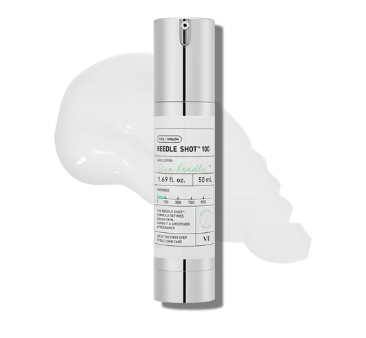VT COSMETICS CICA Reedle Shot 100 - Spicule Microneedling Serum for Pore Care & Exfoliation, Exosome, Centella Asiatica for Glass Skin, Skin Texture, Korean Liquid Skin Booster (1oz)