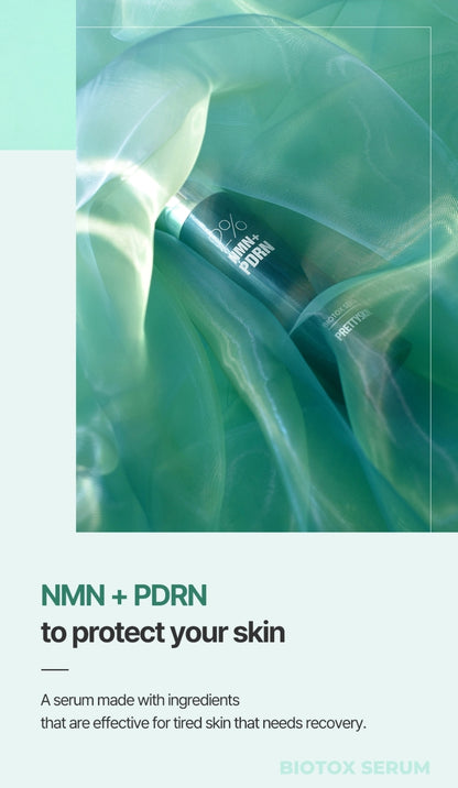 Prettyskin 2% NMN+ PDRN Biotox Serum - For signs of aging and improve overall skin texture