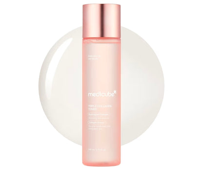 medicube Triple Collagen Toner - Powerful blend locks in moisture, leaving your skin smooth, plump, and revitalized