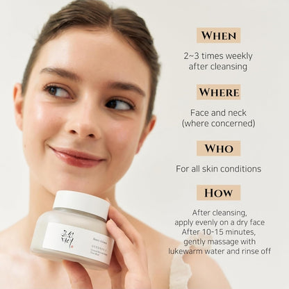 Beauty of Joseon Ground Rice and Honey Glow Mask - Pore Sebum Care for Dry Sensitive