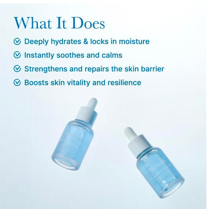 Arencia Deep Water Surge Serum, Hyaluronic Acid + PDRN + Ceramide - Triple Hyaluronic Acid, Aqua Ceramide, and Cica PDRN Complex to soothe, replenish, and strengthen the skin barrier