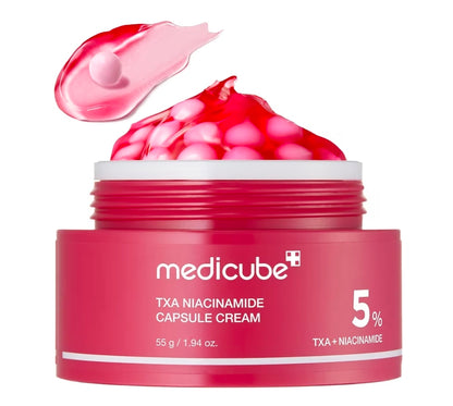 medicube TXA+Niacinamide Capsule Cream | Dual Radiance Moisturizer, Ideal for Use After Spot Care | For Uneven Skin Tone, Texture & Hydration | 99% Pure Tranexamic Acid