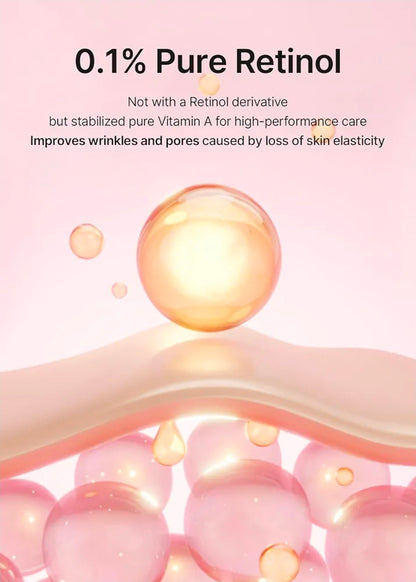 Celimax The Vita A Retinol Shot Tightening Serum - with Pure Vitamin A Retinol, Peptide, Pore Minimizer, Wrinkles & Fine Lines, Firmer Skin, Anti-Aging, Skin Smoothing