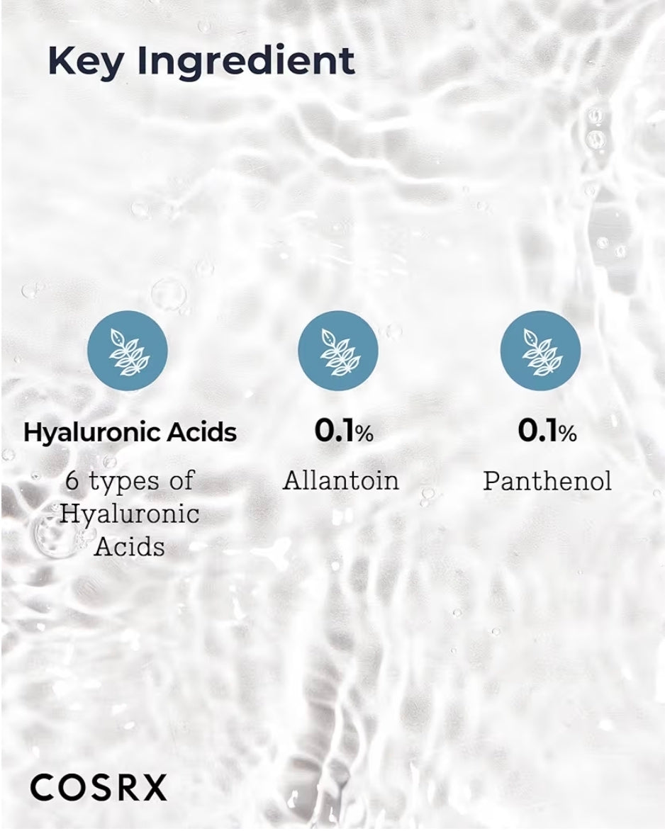 COSRX Hydrium Watery Toner - Hyaluronic Acid, Allantoin, Repairs and cools down the skin, Panthenol, for Sensitive Skin 5 oz