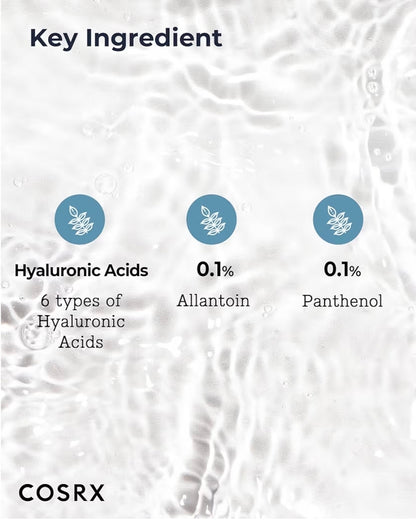 COSRX Hydrium Watery Toner - Hyaluronic Acid, Allantoin, Repairs and cools down the skin, Panthenol, for Sensitive Skin 5 oz