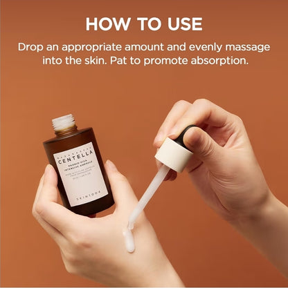 SKIN1004 Madagascar Centella Probio-Cica Intensive Ampoule 3.38oz - Vegan fermented Centella, Soothes the skin and strengthens the barrier