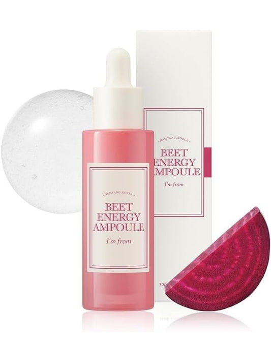 I'm from Beet Energy Ampoule -  81.5% Red Beet Extract, Intensive vitalization care, Micro Squalane Capsules for deeper hydration - Rich in minerals and betaine, radiance, nourishment