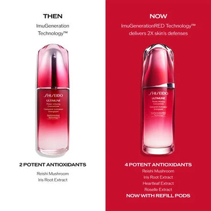 Shiseido Ultimune Power Infusing Concentrate Serum 2.5oz - Powerful Antioxidant and Hydration - Visibly reduces signs of aging, amplifies hydration and boosts