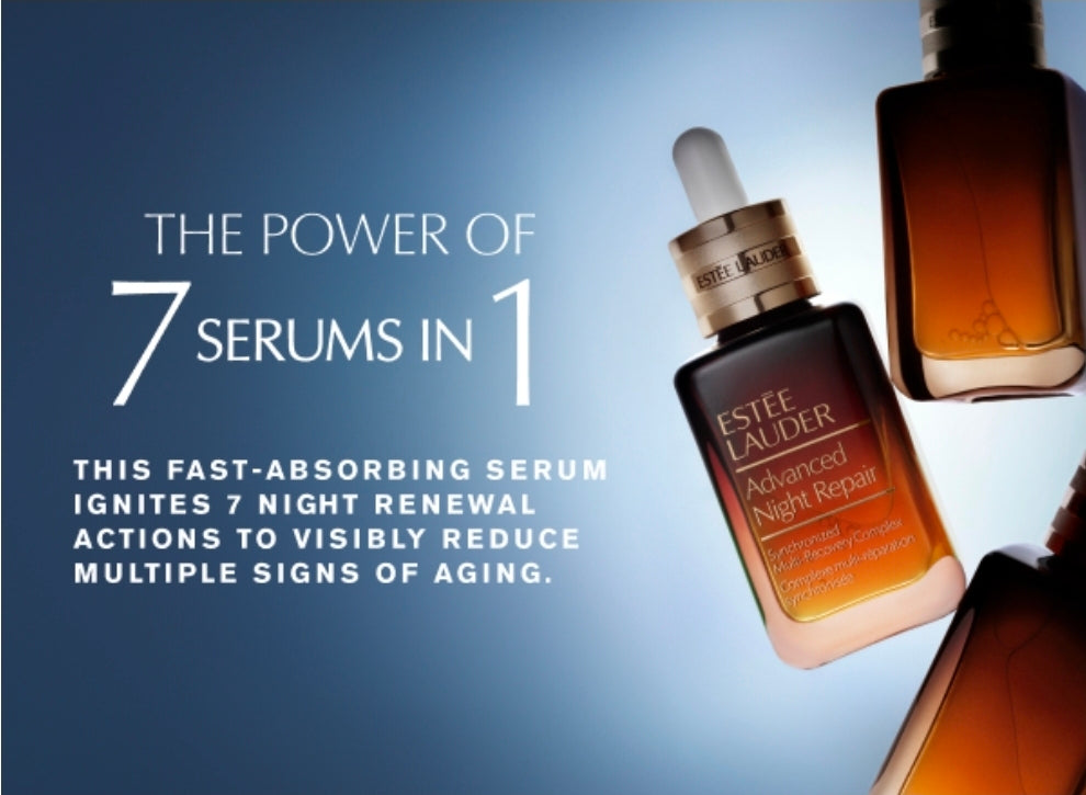 Estée Lauder Advanced Night Repair - Sérum facial con complejo multirrecuperador sincronizado con ácido hialurónico y péptidos, antienvejecimiento e hidratante, 50 ml