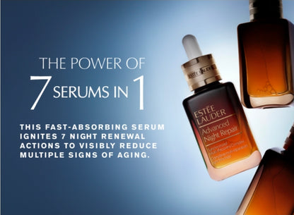 Estée Lauder Advanced Night Repair - Sérum facial con complejo multirrecuperador sincronizado con ácido hialurónico y péptidos, antienvejecimiento e hidratante, 50 ml