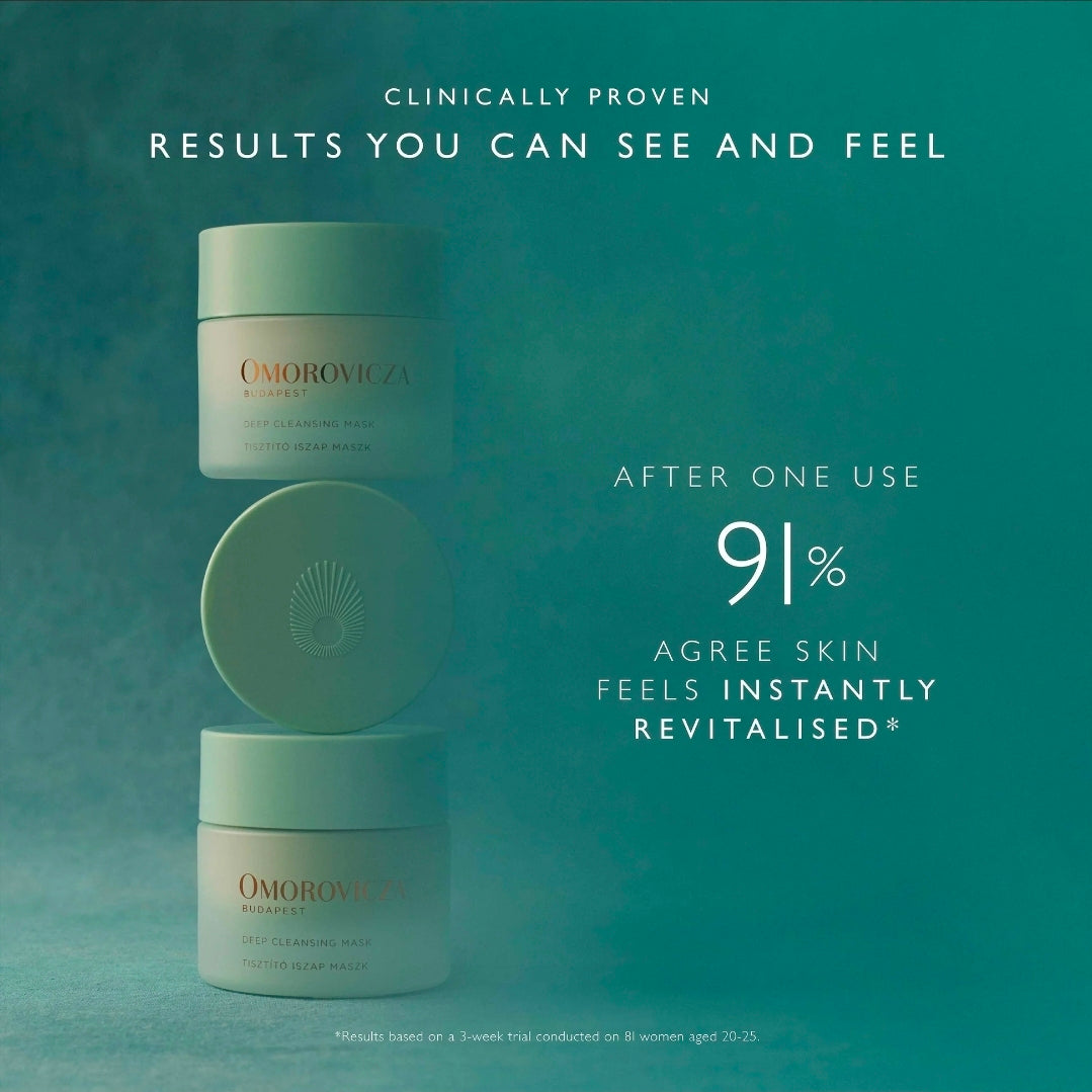 Omorovicza Deep Cleansing Mask - Remineralizes skin, draws out impurities, restores skin equilibrium