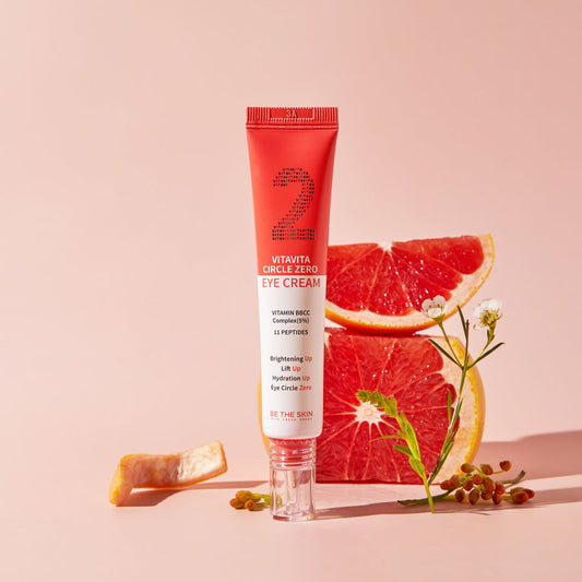Crema para ojos Be The Skin Vitavita Circle Zero: complejo de vitamina BBCC (5 %) y 11 péptidos que combaten las ojeras, las líneas finas y la hidratación.