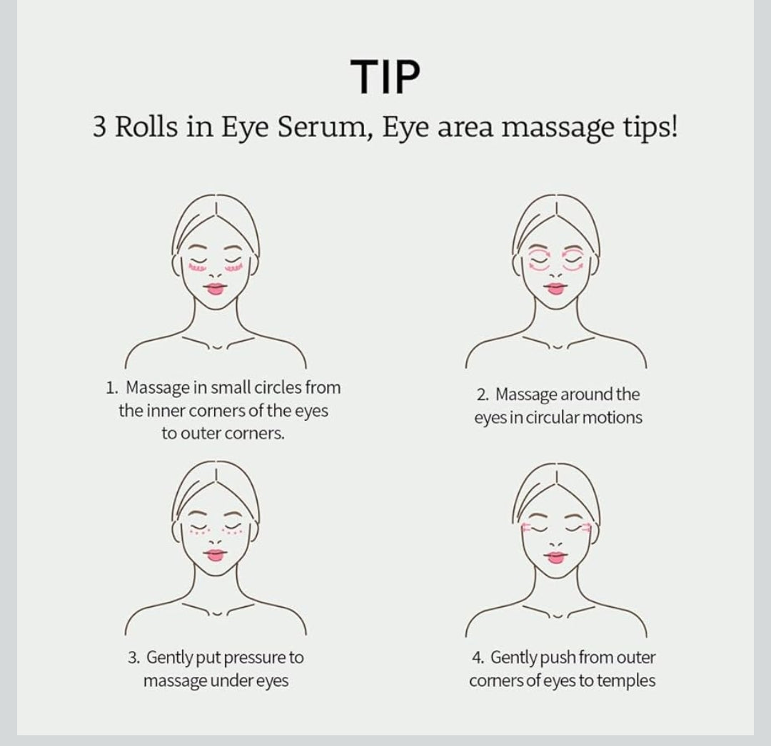 Farmstay Vitamin & Collagen Rolling Eye Serum – Hydrating & Firming Korean Eye Care, Reduces Puffiness, Dark Circles & Fine Lines, Firming, Hydrating, Moisturizing, Rejuvenating Collagen, Vitamin C