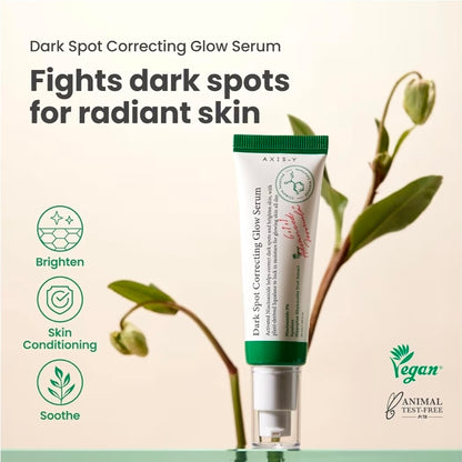 AXIS-Y Dark Spot Correcting Glow Serum - 5% Niacinamide Dark Spot Remover For Face - Vegan, Reduces dark spots, discoloration, and dullness