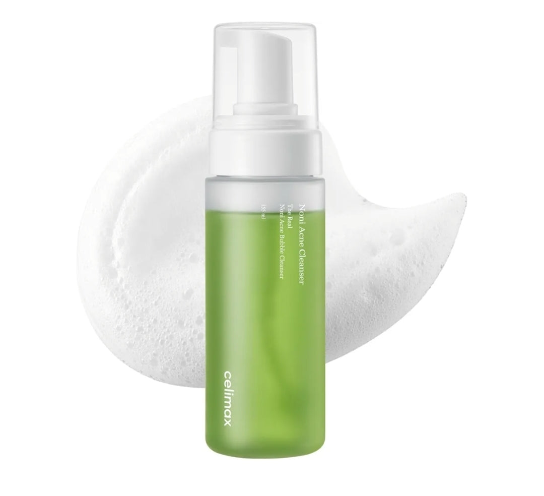Celimax Noni Bubble Cleanser - Mild Formula Face Wash for Sensitive to Oily Dry Combination Skin Calming, Soothing, Exfoliating