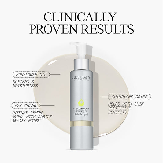 Juice Beauty Stem Cellular Cleansing Oil - Provides powerful antioxidant action with Vitamins E & C