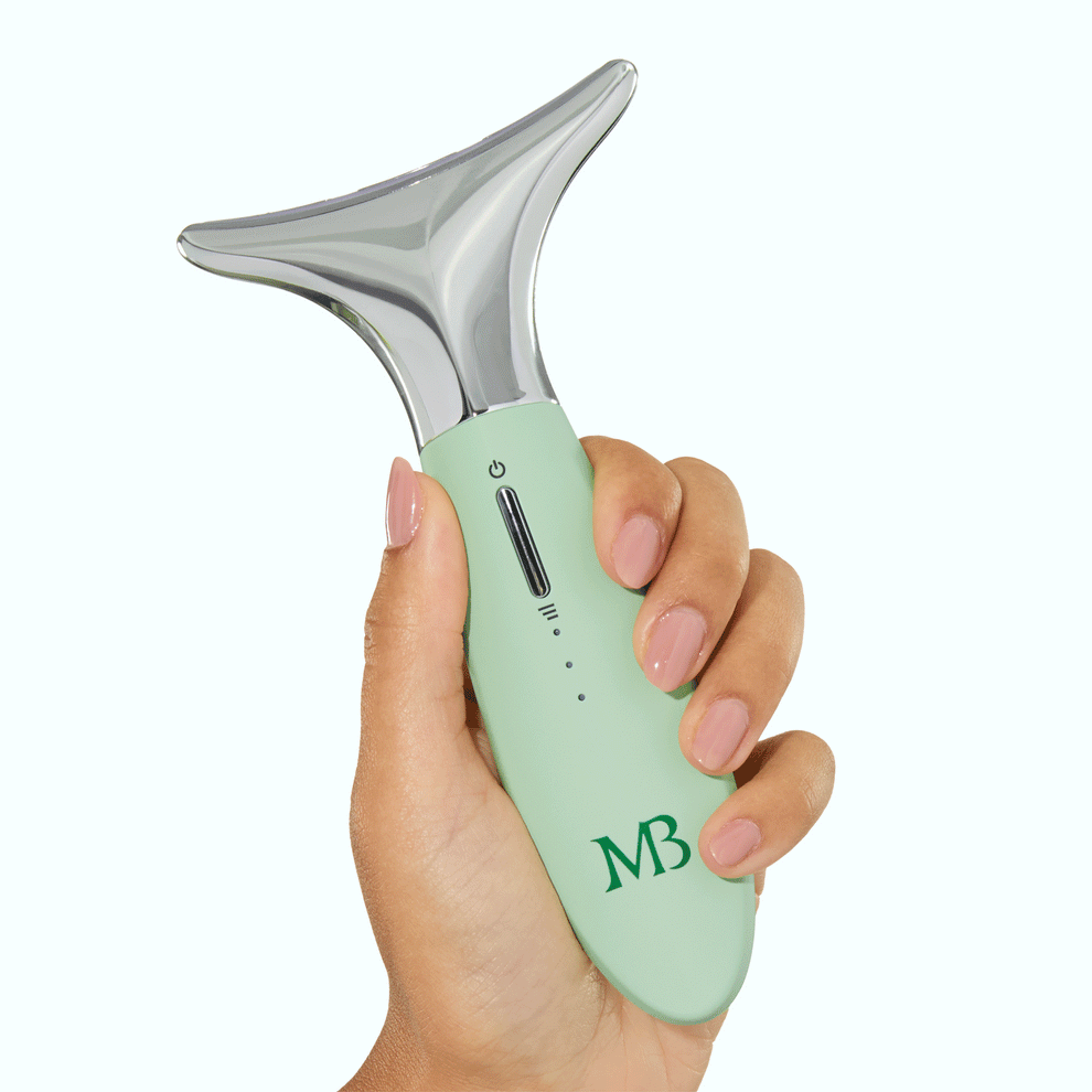 Mario Badescu 3-IN-1 LED + EMS FACIAL TOOL - A multi-functional facial tool with LED light and EMS microcurrent for targeted eye, face, and neck