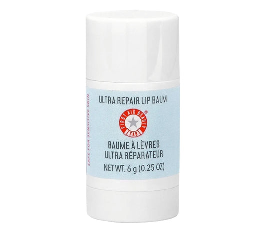 First Aid Beauty Ultra Repair Lip Balm - Instant Hydration and Moisture for Soft, Supple & Plump Lips, Concentrated Formula of Botanical Oils, Butters & Waxes