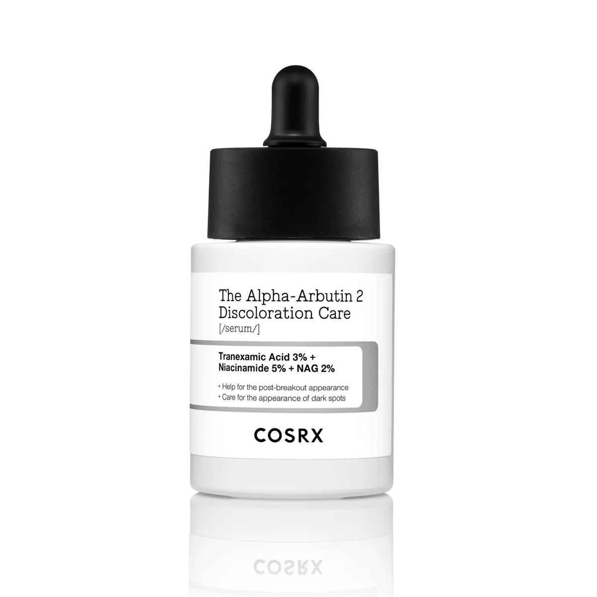COSRX The Alpha Arbutin 2 Discoloration Care Serum - Even skin tone while soothing irritation and enhancing brightness, reduce dark spots and hyperpigmentation - Tranexamic Acid ( TXA) and Niacinamide