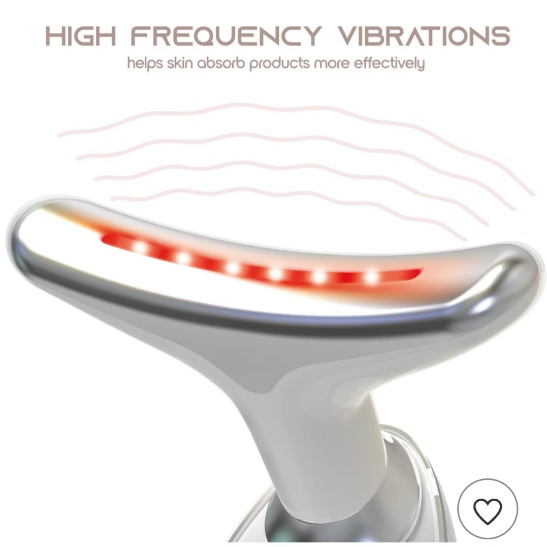 SLF Pulse Light Skin Rejuvenator - Pulse light skin rejuvenator with heat, LED light therapy, and high frequency vibrations - Skincare products efficient absorption