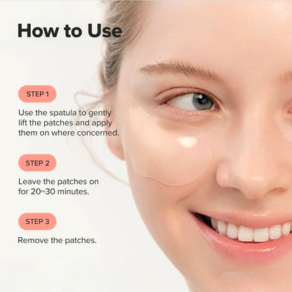 Parches para ojeras Beauty of Joseon Revive con retina y ginseng: mascarillas con péptidos de colágeno para bolsas y bolsas debajo de los ojos (30 pares)