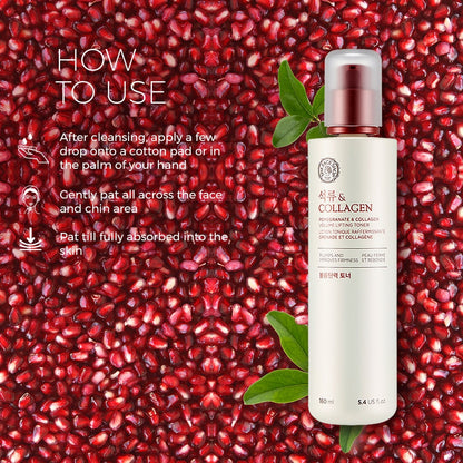 Tónico reafirmante con granada y colágeno de The Face Shop