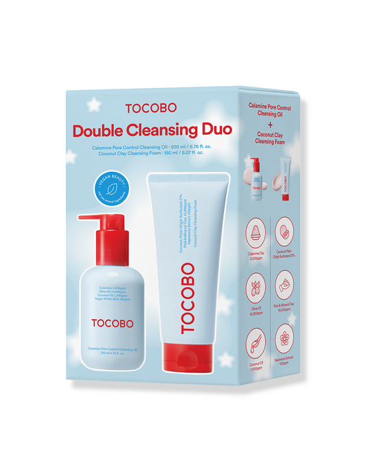 Tocobo Double Cleansing Duo: este set de limpieza combina dos productos potentes para limpiar, hidratar y nutrir profundamente tu piel.