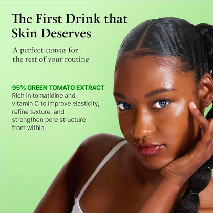 FULLY Green Tomato Toner - Pore Tightening with 95% Green Tomato Extract and VIT C, Skin Soothing and Hydrating, Fragrance Free, Vegan