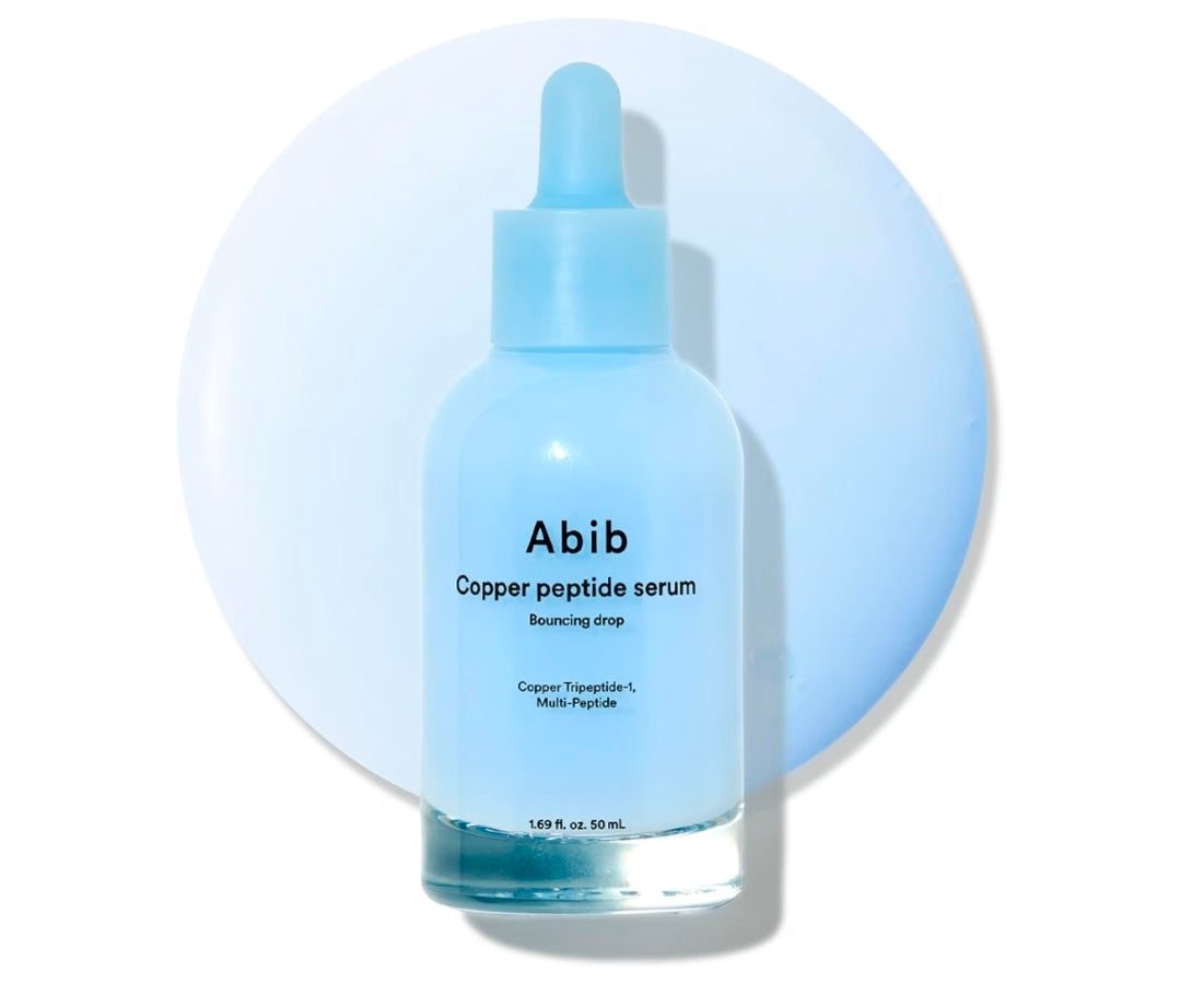 Abib Copper Peptide Serum Bouncing Drop – GHK-Cu, Argireline & Matrixyl Peptide Face Serum, Skin Texture & Hydration