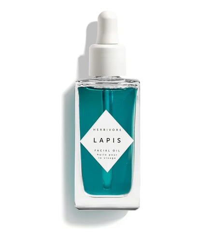 HERBIVORE Lapis Balancing Facial Oil with Blue Tansy + Squalane - Soothes dry skin & Redness + Balance Oil Production, Lightweight, Non-Comedogenic, Plant-Based