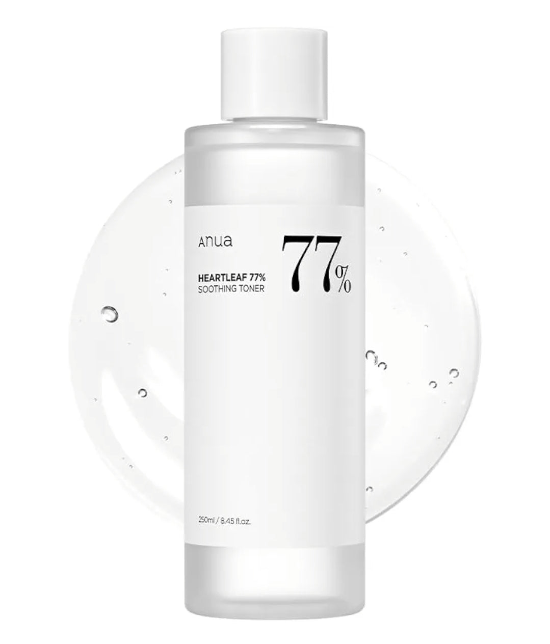 Anua Heartleaf 77 Soothing Toner - pH 5.5 Trouble Care, Cruelty Free, Vegan, Calming Skin, Refreshing, Hydrating, Purifying