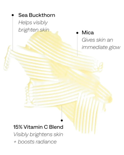 Provence Beauty Glow Libre Vitamin C Serum – 15% Vitamin C Brightening Serum, Tri-Blend with Kakadu Plum, Sea Buckthorn & Mica – Brightening & Hydrating