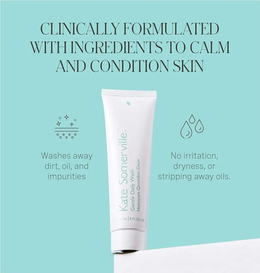 Kate Somerville Gentle Daily Wash - Sulfate-Free Face Cleanser, Calms, Conditions & Hydrates Skin