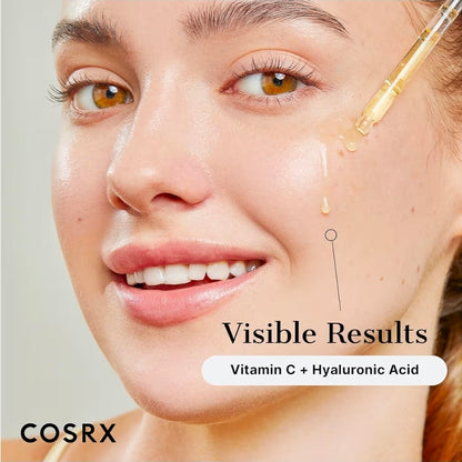 COSRX Pure Vitamin C 13% Serum with Vitamin E & Hyaluronic Acid - Hydrating Facial Serum for Fine Lines, Uneven Skin Tone & Dull Skin