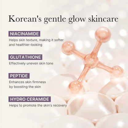 medicube AGE-R Glutathione Glow Capsule Facial Cream - Instant Lifting Moisturizer - Collagen Peptide For Hydrating Glow - Improve Blemishes, Uneven Skin Tone