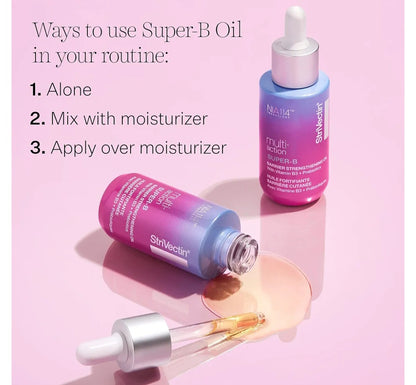 StriVectin Multi-Action Super-B Barrier Strengthening Oil - Nourishes dry, dull skin and helps prevent moisture loss, calm, soothe and reduce the appearance of redness for even-toned skin