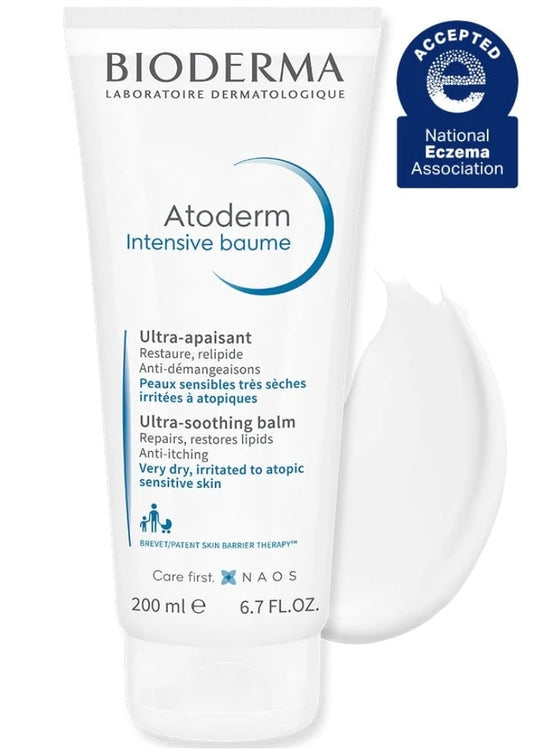 Bioderma Atoderm Intensive Balm 2.5oz - A dry and itchy skin treatment that alleviates eczema symptoms and diminishes the urge to scratch