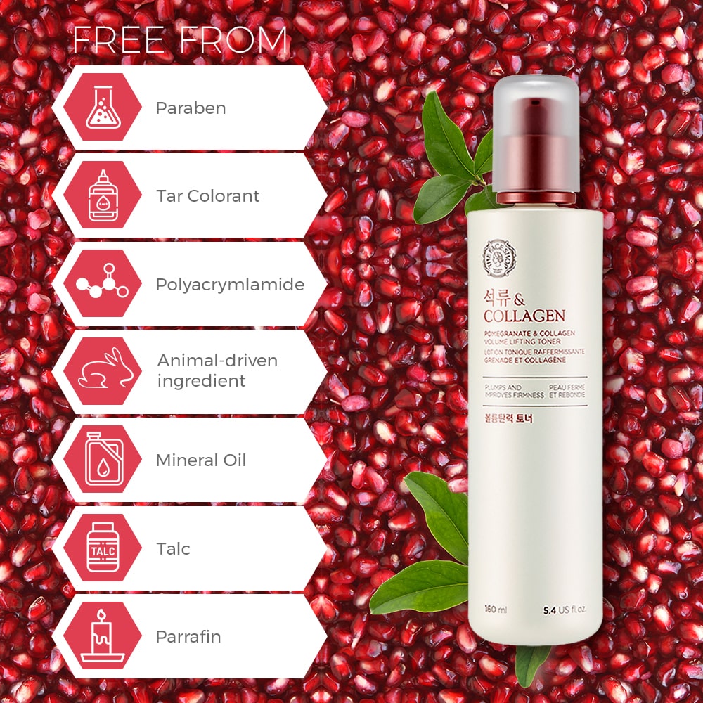 Tónico reafirmante con granada y colágeno de The Face Shop
