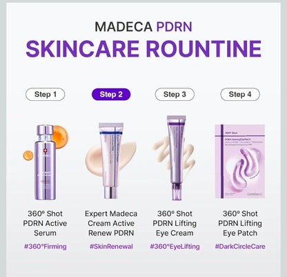 Centellian24 Expert Madeca Cream Active Renew PDRN - Firming Cream,  Elasticity, Soothing & Hydrating Moisturizer, Dermatology-grade face cream powered by TECA-PDRN technology to visibly firm and lift