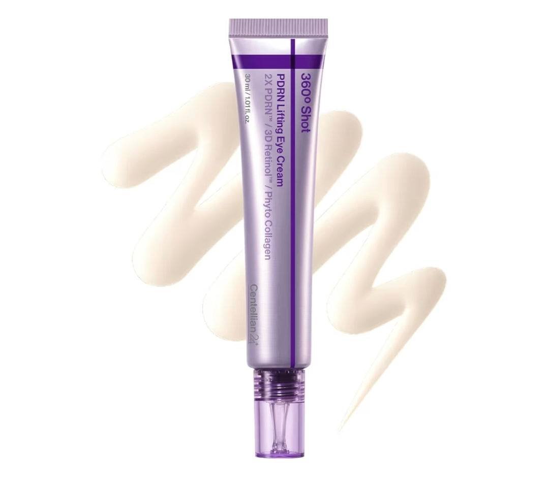 Centellian24 360 Shot PDRN Firming Eye Cream 30ml – Anti-Aging Retinol Eye Cream for Hooded Eyes, Wrinkle Smoothing, Firming Hydrating Care for Under-Eye Bags, Crow’s Feet & Dark Circles