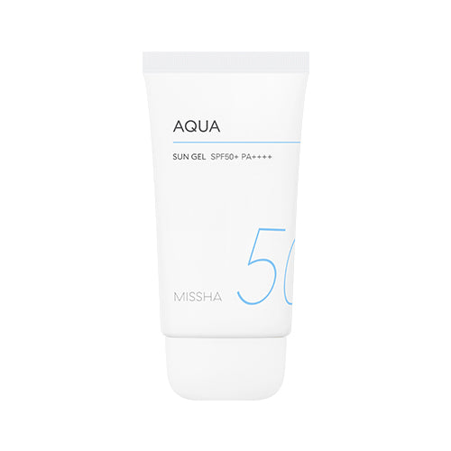 MISSHA All-Around Safe Block Aqua Sun Gel SPF50-+/ PA++++ - Lightweight, water-gel, hydrating formula
