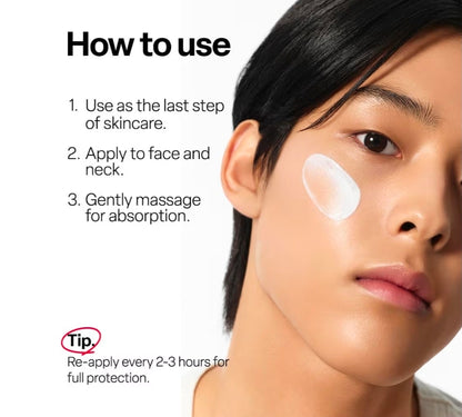Dr. G Green Mild Up Defense Mineral Sunscreen - SPF 50 Broad Spectrum Korean Sunscreen - Lightweight & Reef-Safe Mineral Formula - For Sensitive Skin - Non-Greasy - With Centella Asiatica