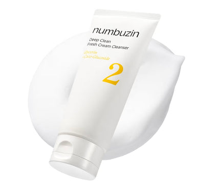 numbuzin No.2 Cleansing Foam - Deep Clean Gentle Exfoliation, Deep Cleansing, Natural Ingredients,Blackheads, Excess Oil, Dead Skin Cells